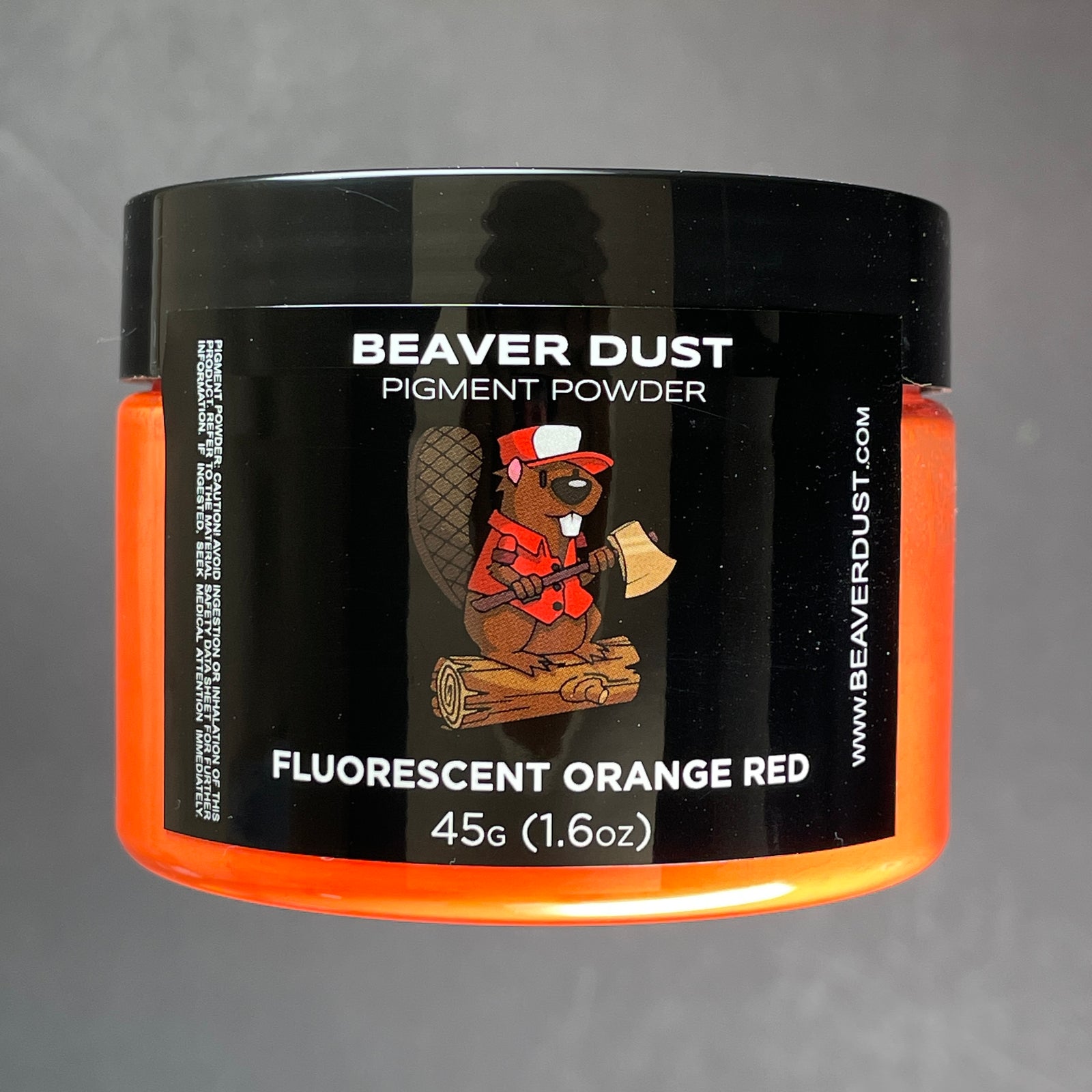 Fluorescent Orange Red Mica Powder