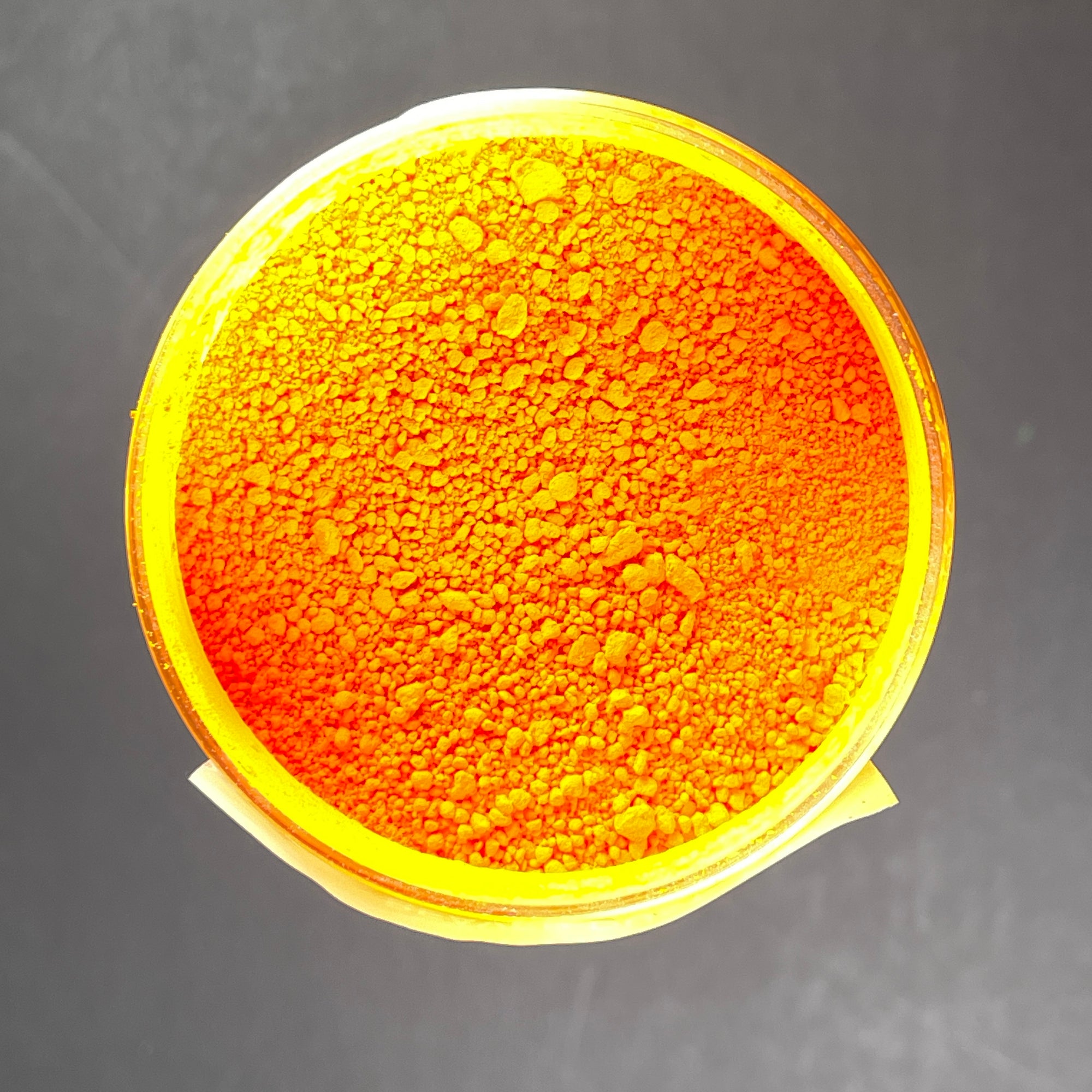 Fluorescent Yellow Orange Mica Powder