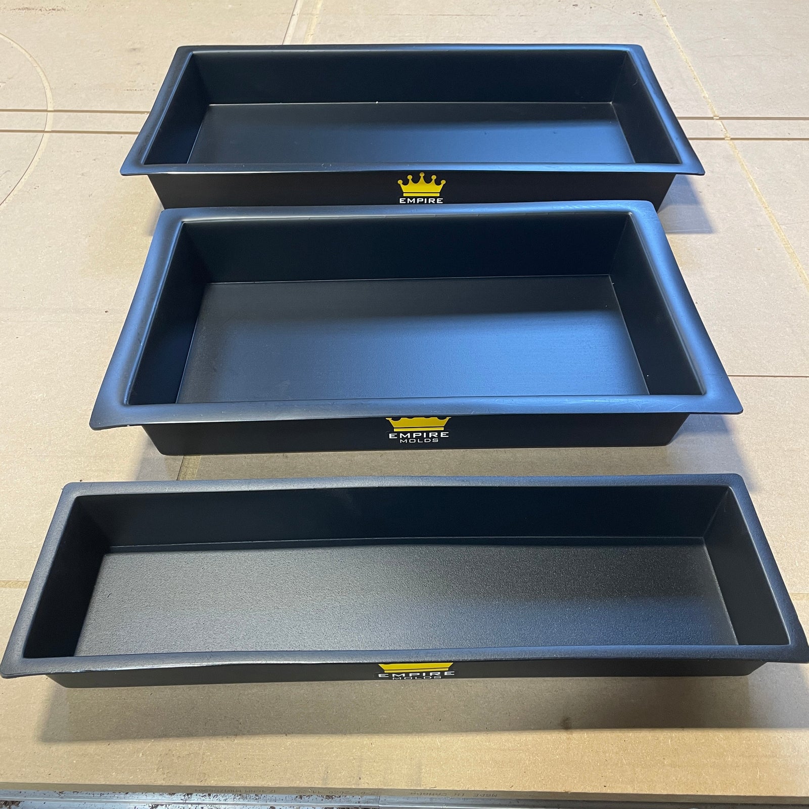 Rectangle One Piece Resin Molds (Black Edition)