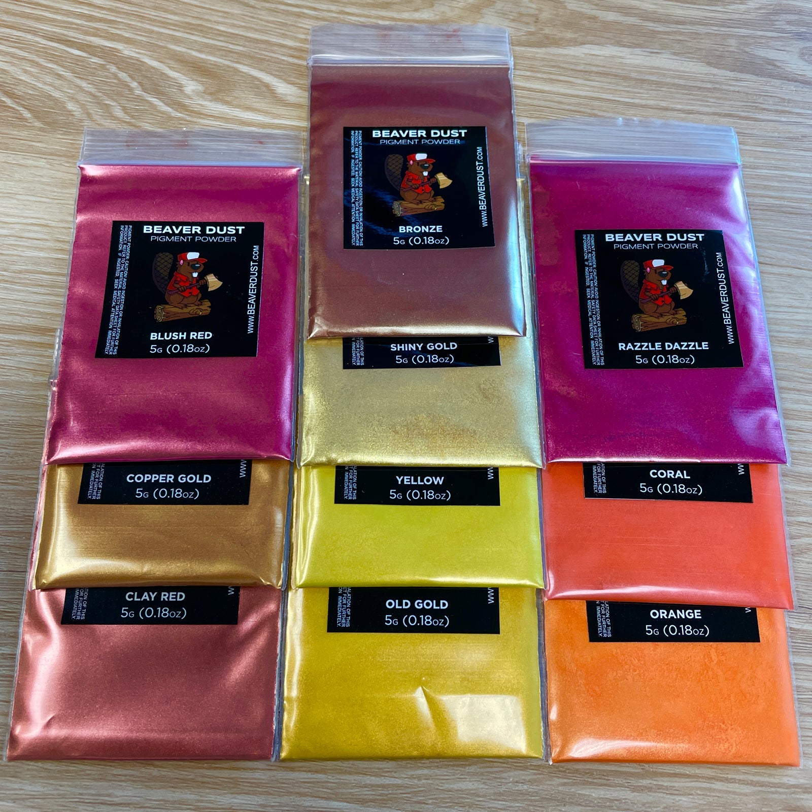 warm colours like red coral yellow gold clay bronze to give you a unique pallet for warm tones