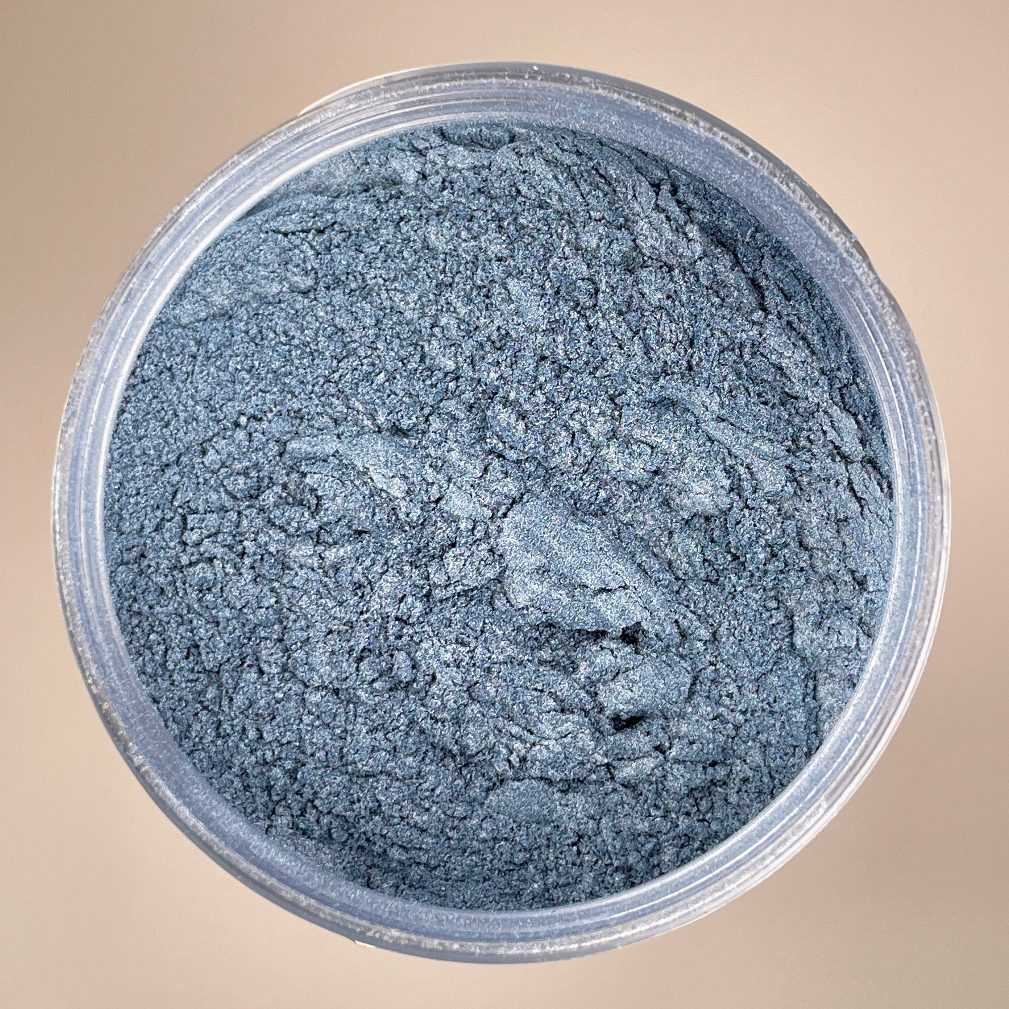 Radiant mica powder for nail art and decoration to give you a soft blue colour