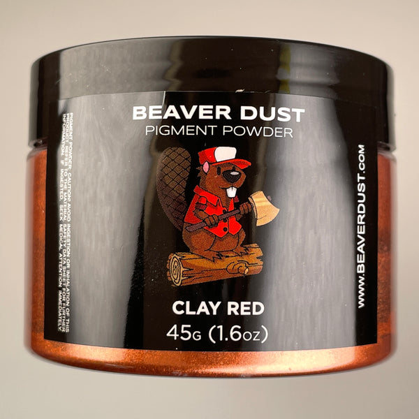 Clay Red Mica Powder - beaverdust.com