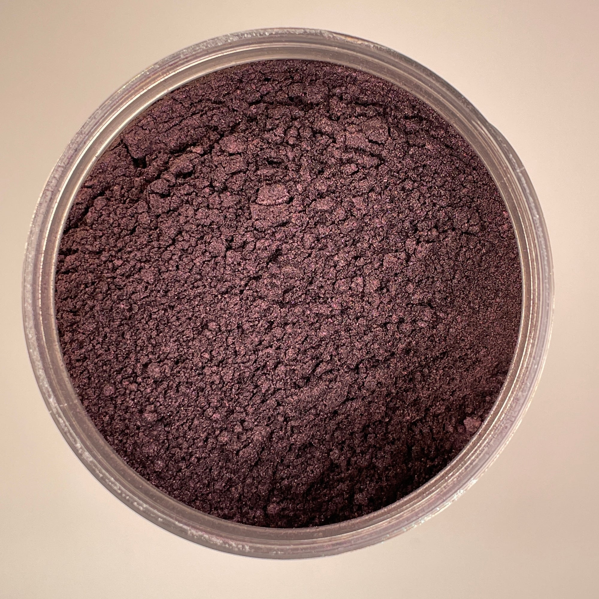 resin powder pigment arial view showing purple colour