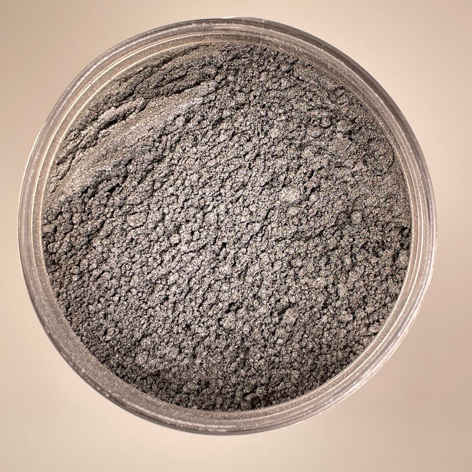 birds eye view shot of mica powder pigment 