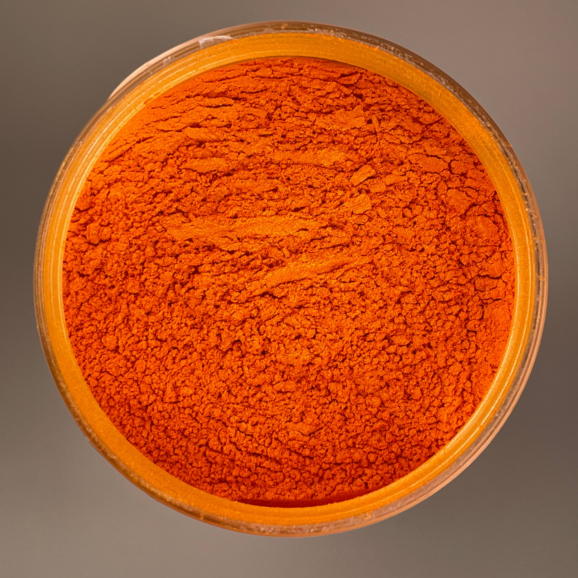 powder pigment for diy crafts to give a vibrant but soft light orange colour to your projects