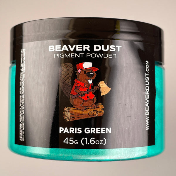Paris Green Mica Powder - beaverdust.com
