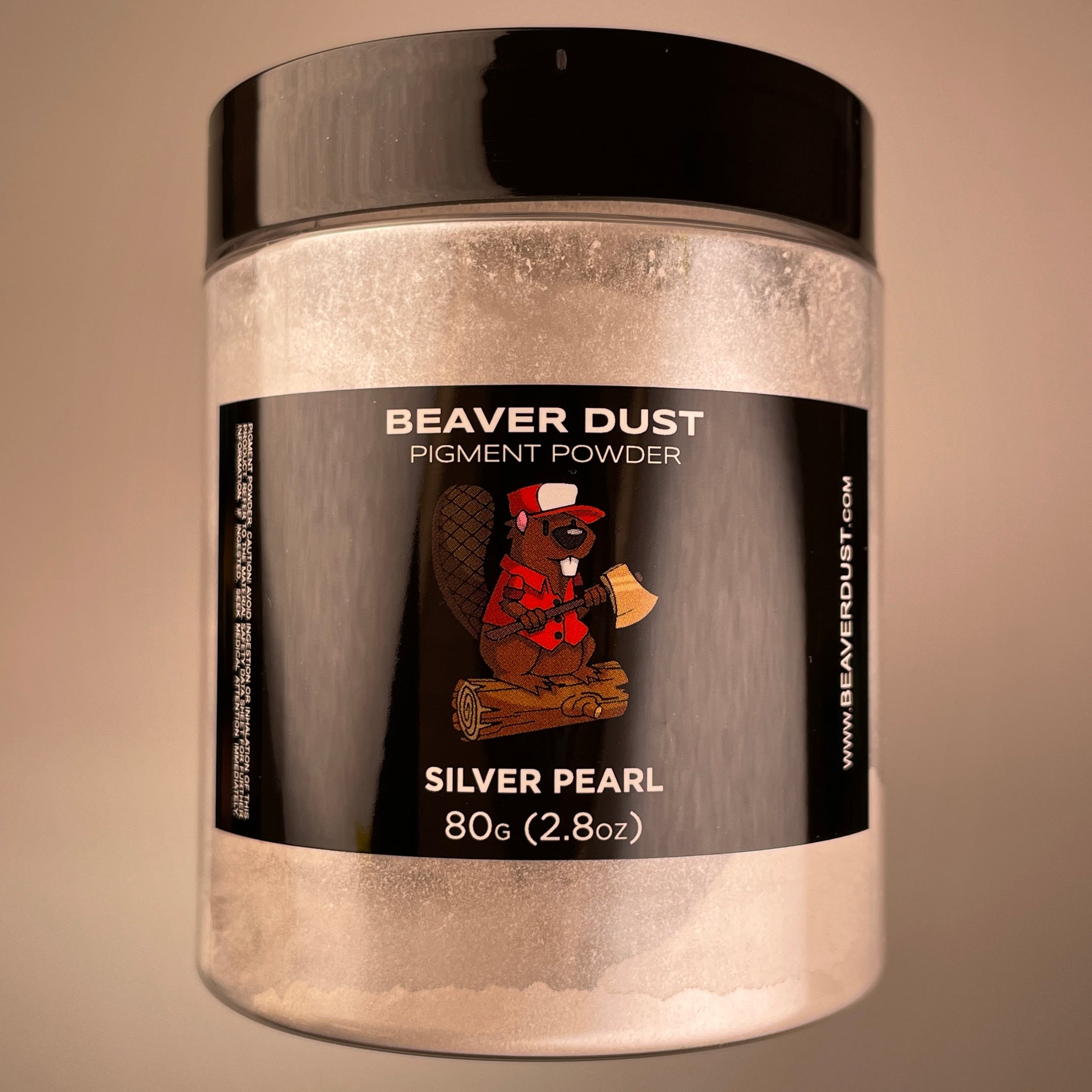 Beaver Powder Silver Pearl Mica Powder - beaverdust.com